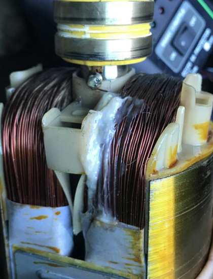 電機結構AB膠使用案例