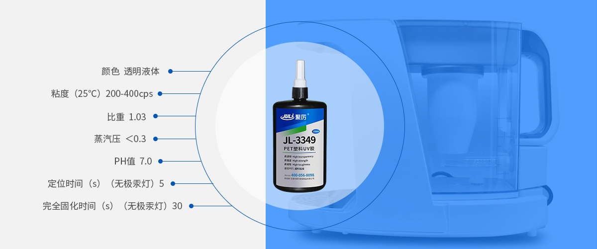 PET專用UV無影膠產品參數